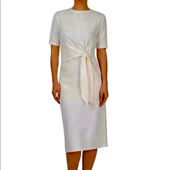 Adyson Parker Tie Waist Midi-Dress Size: XS Navy - Picture 2 of 7